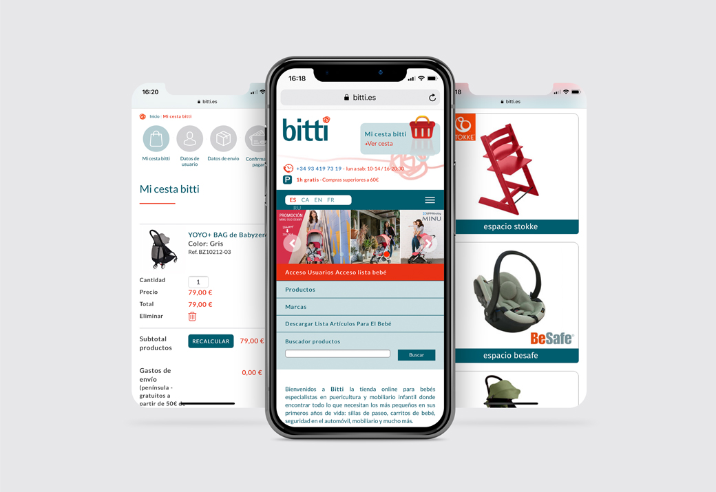 diseño responsive Bitti - Artimedia