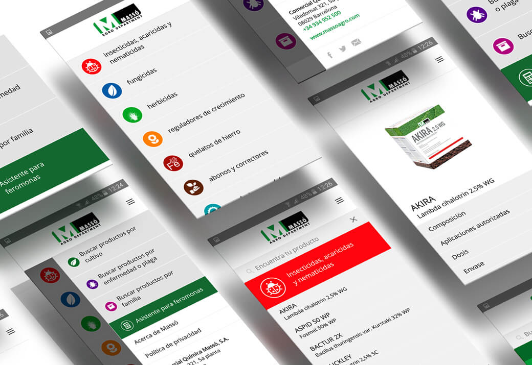 Diseño Web Massó - Artimedia